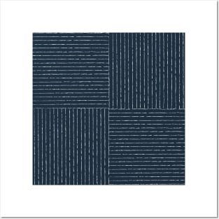 Lines III (Annapolis Blue) Posters and Art